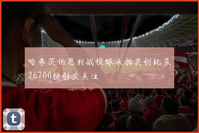 哈弗茨伯恩利战役球衣拍卖创纪录26700镑引发关注